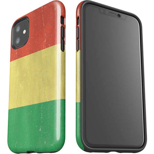Bolivia Flag Distressed iPhone 11 Impact Case